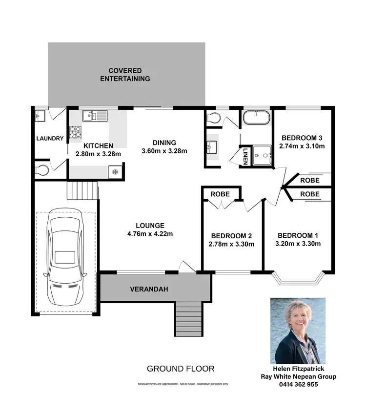 Floorplan of Homely house listing, 1/10 Browns Road, Blaxland NSW 2774
