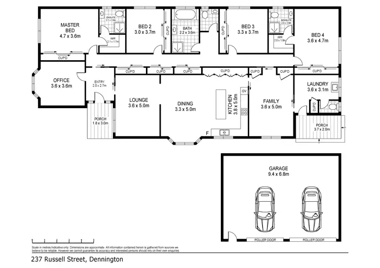 Floorplan of Homely house listing, 237 Russell Street, Warrnambool VIC 3280