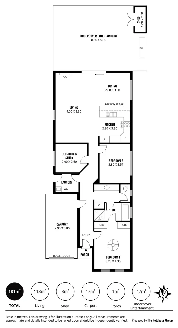 Floorplan of Homely house listing, 33A Risely Avenue, Royal Park SA 5014