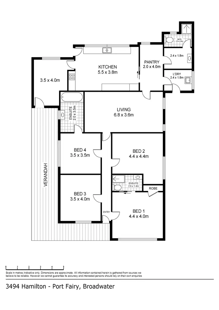 Floorplan of Homely house listing, 3494 Hamilton-Port Fairy Road, Macarthur VIC 3286