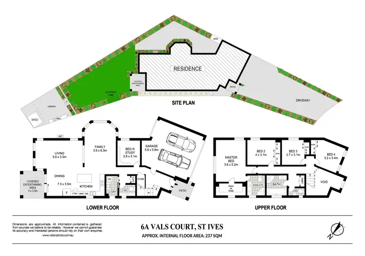 Floorplan of Homely house listing, 6A Vals Court, St Ives NSW 2075