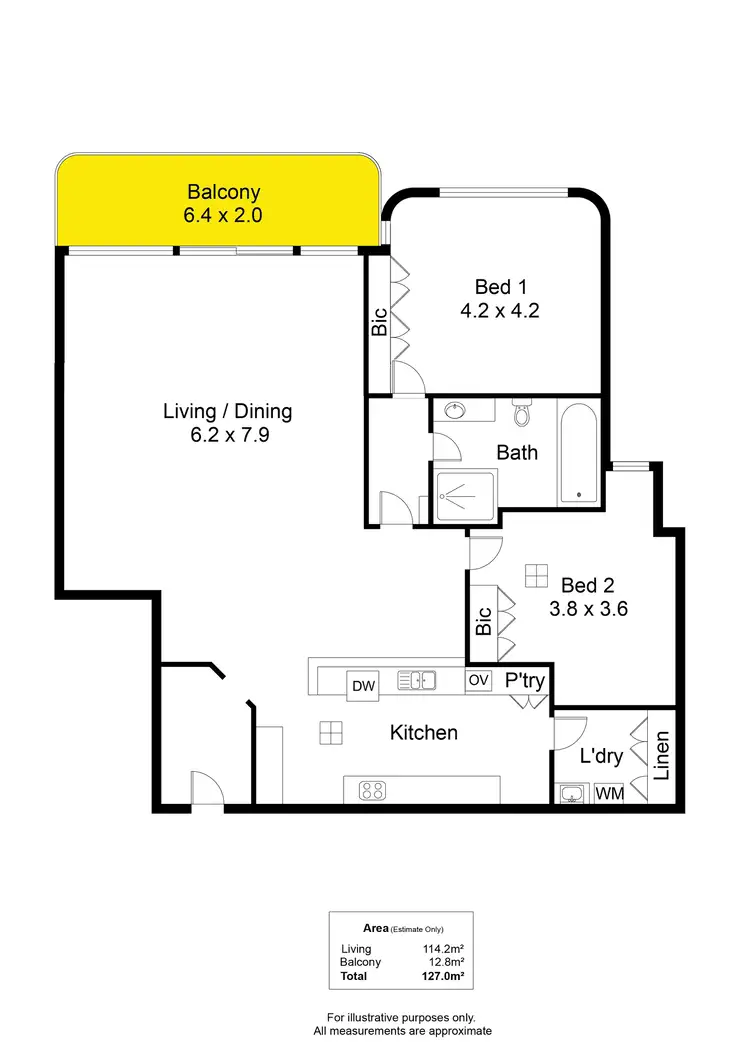 Floorplan of Homely house listing, 16/9-11 South Esplanade, Glenelg SA 5045