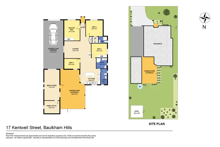 Floorplan of Homely house listing, 17 Kentwell Street, Baulkham Hills NSW 2153