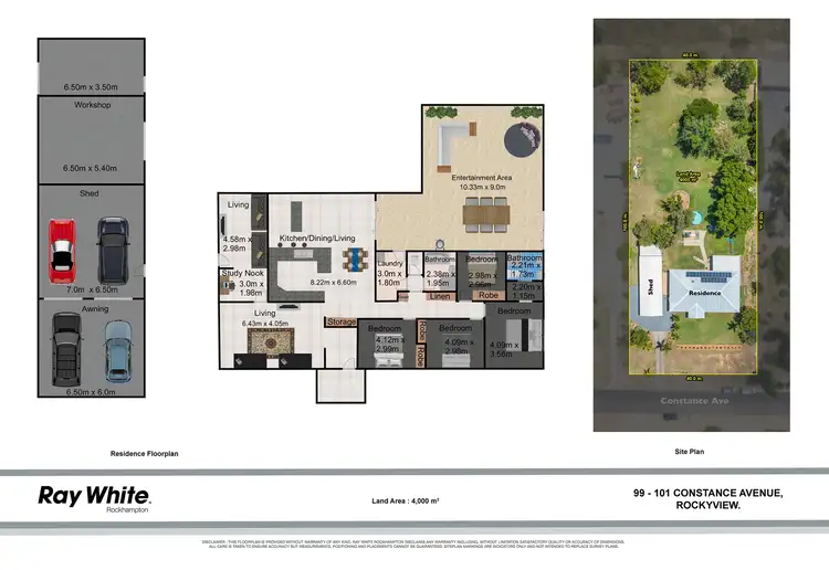 Floorplan of Homely house listing, 99-101 Constance Avenue, Rockyview QLD 4701