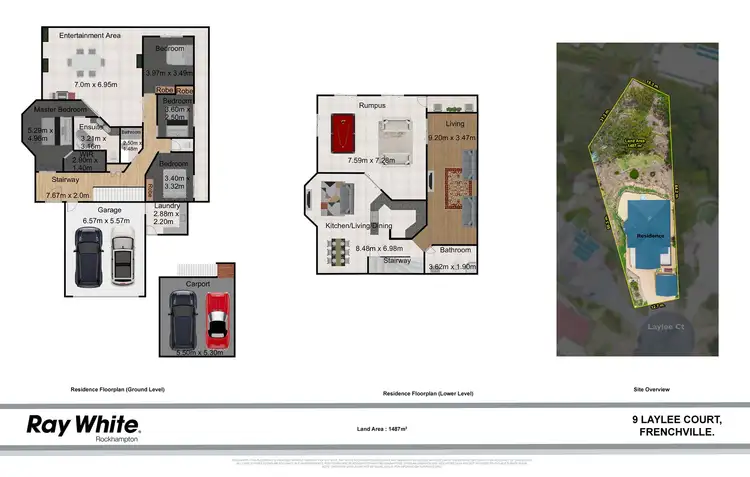 Floorplan of Homely house listing, 9 Laylee Court, Frenchville QLD 4701