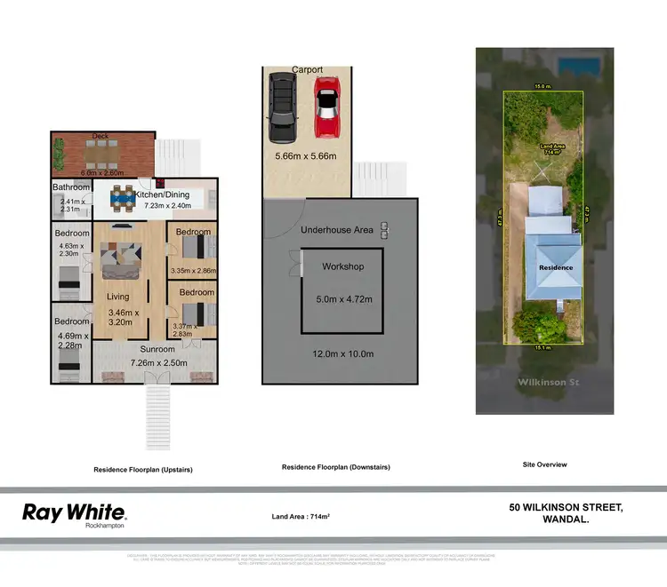 Floorplan of Homely house listing, 50 Wilkinson Street, Wandal QLD 4700
