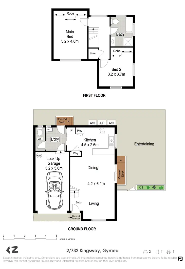Floorplan of Homely townhouse listing, 2/732-734 Kingsway, Gymea NSW 2227