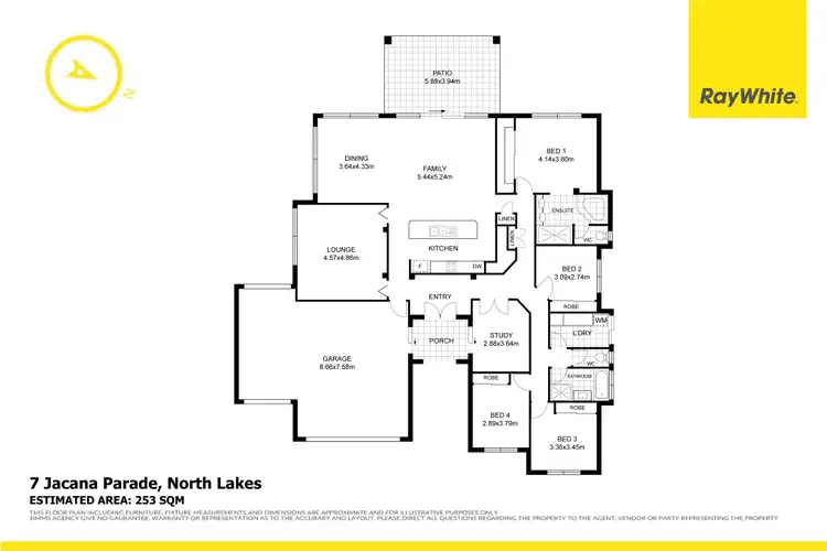 Floorplan of Homely house listing, 7 Jacana Parade, North Lakes QLD 4509