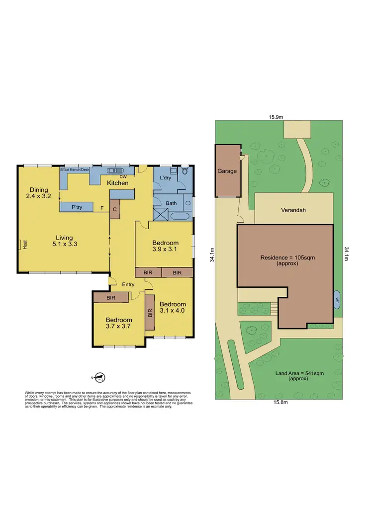 Floorplan of Homely house listing, 7 Quentin Street, Forest Hill VIC 3131