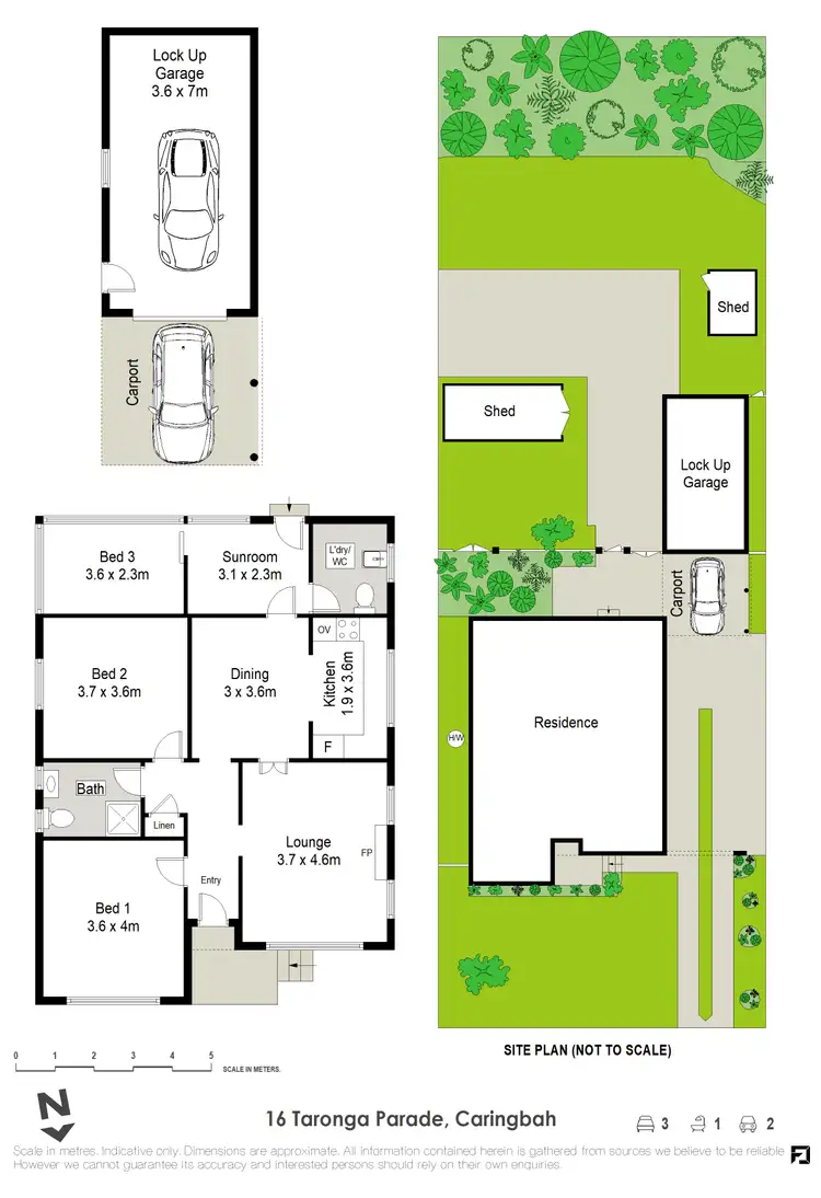 Floorplan of Homely house listing, 16 Taronga Parade, Caringbah NSW 2229