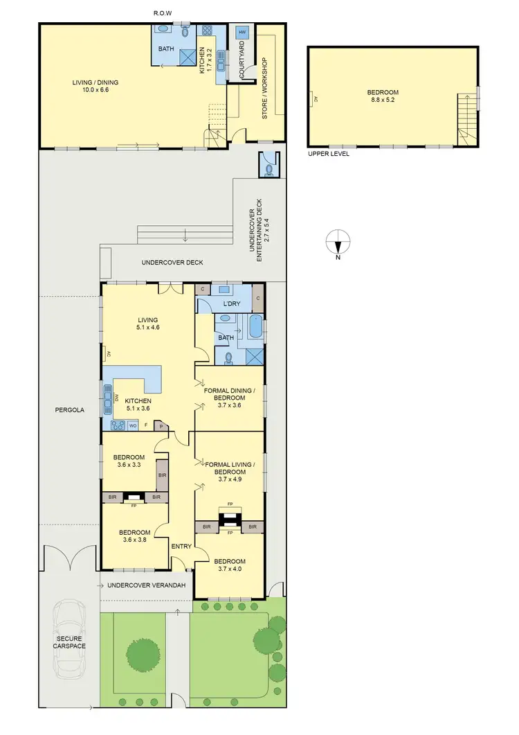 Floorplan of Homely house listing, 284 Albion Street, Brunswick VIC 3056