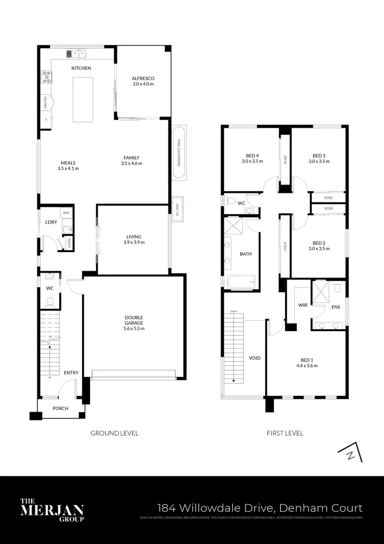 Floorplan of Homely house listing, 184 Willowdale Drive, Denham Court NSW 2565