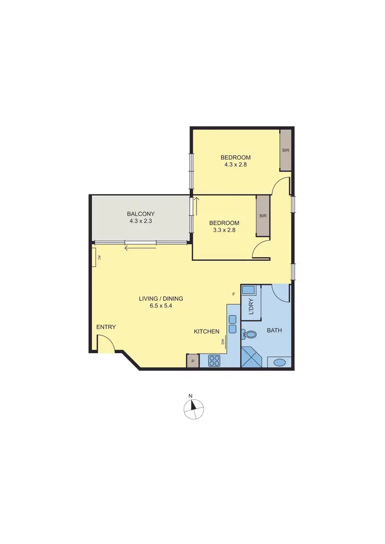 Floorplan of Homely apartment listing, 31/337 Sydney Road, Brunswick VIC 3056