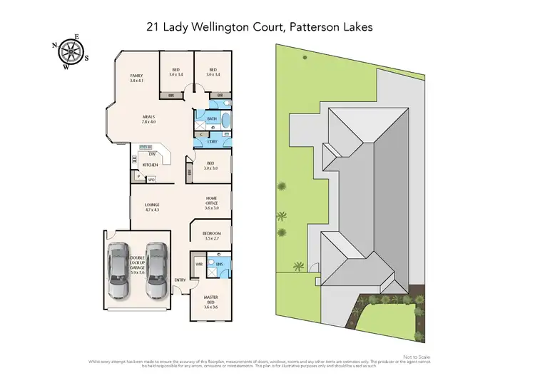 Floorplan of Homely house listing, 21 Lady Wellington Court, Patterson Lakes VIC 3197