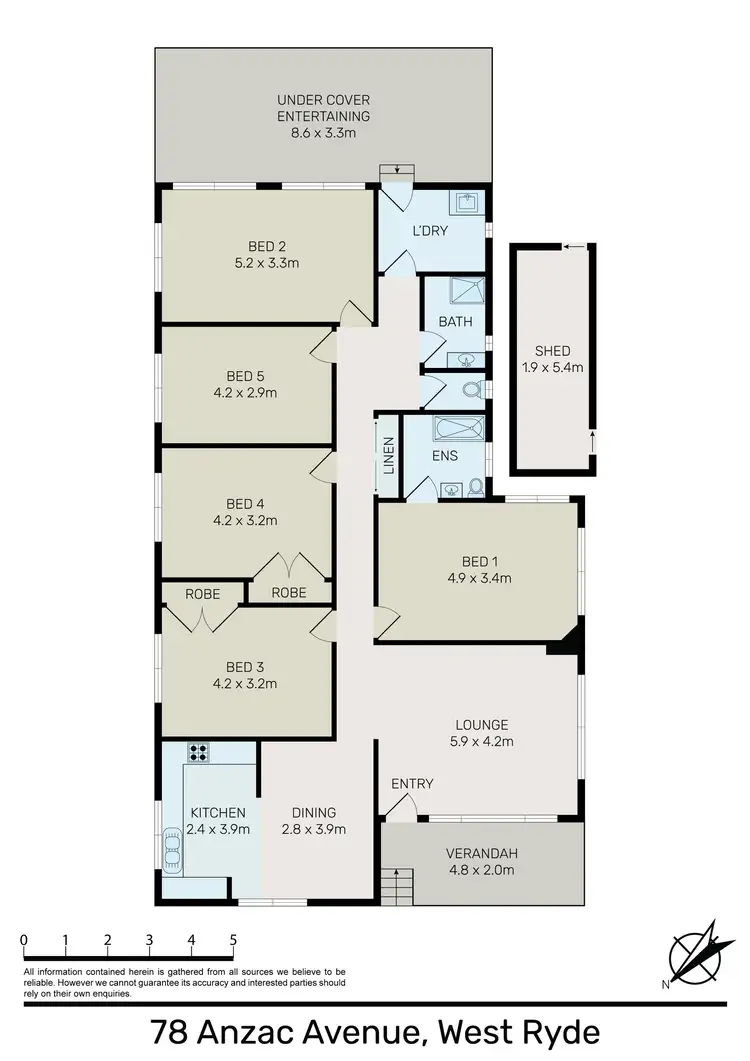 Floorplan of Homely house listing, 78 Anzac Avenue, West Ryde NSW 2114
