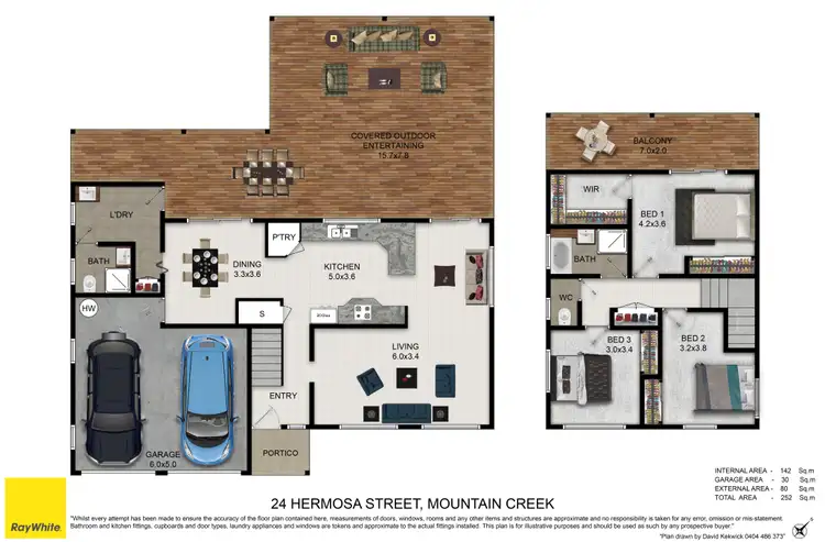 Floorplan of Homely house listing, 24 Hermosa Street, Mountain Creek QLD 4557