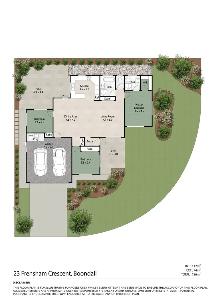 Floorplan of Homely house listing, 23 Frensham Crescent, Boondall QLD 4034