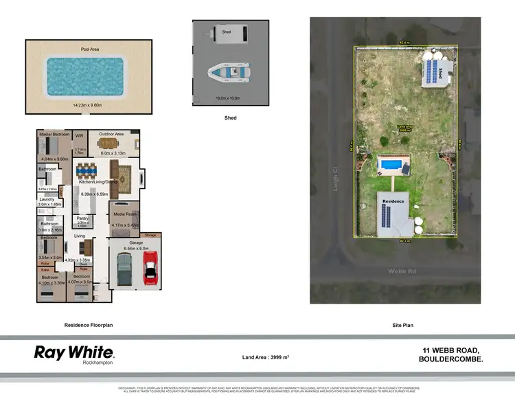 Floorplan of Homely house listing, 11 Webb Road, Bouldercombe QLD 4702