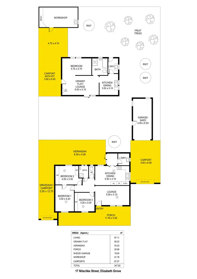 Floorplan of Homely house listing, 17 Nitschke Street, Elizabeth Grove SA 5112