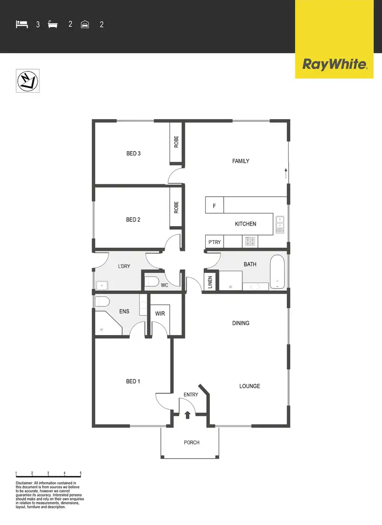Floorplan of Homely townhouse listing, 5/35 Goldner Circuit, Melba ACT 2615