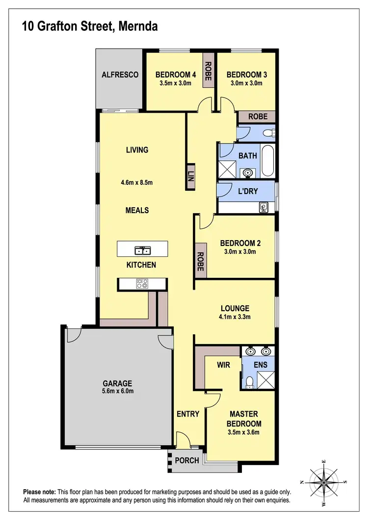 Floorplan of Homely house listing, 10 Grafton Street, Mernda VIC 3754