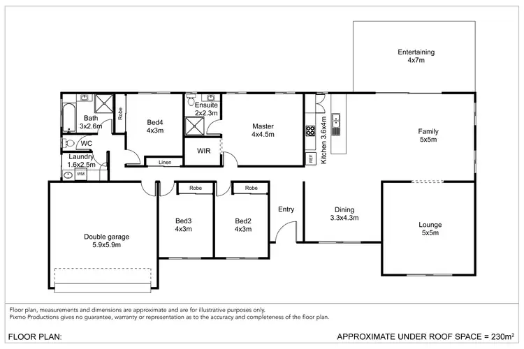 Floorplan of Homely house listing, 1 Fairthorne Court, D'aguilar QLD 4514