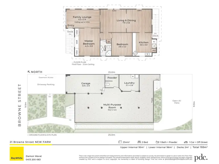 Floorplan of Homely house listing, 21 Browne Street, New Farm QLD 4005