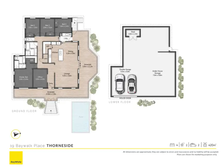 Floorplan of Homely house listing, 19 Baywalk Place, Thorneside QLD 4158