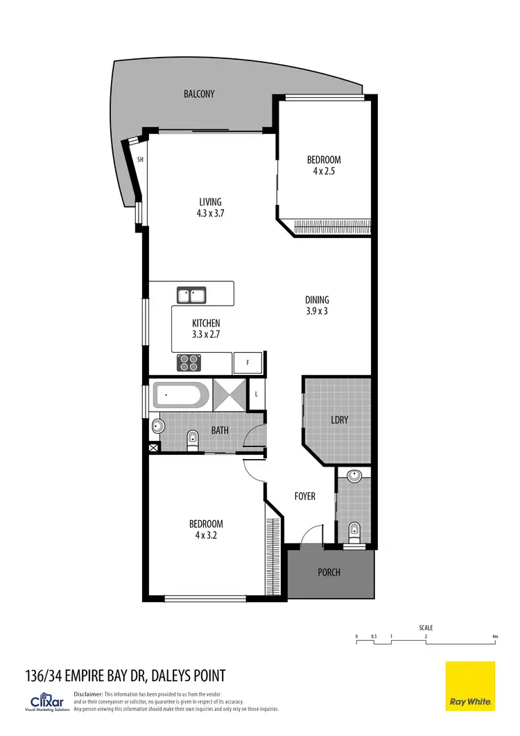 Floorplan of Homely house listing, 136/34 Empire Bay Drive, Daleys Point NSW 2257