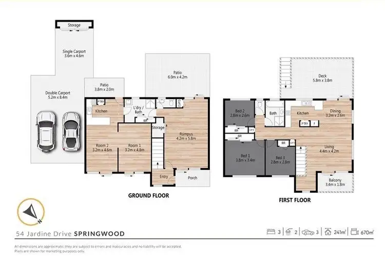 Floorplan of Homely house listing, 54 Jardine Drive, Springwood QLD 4127