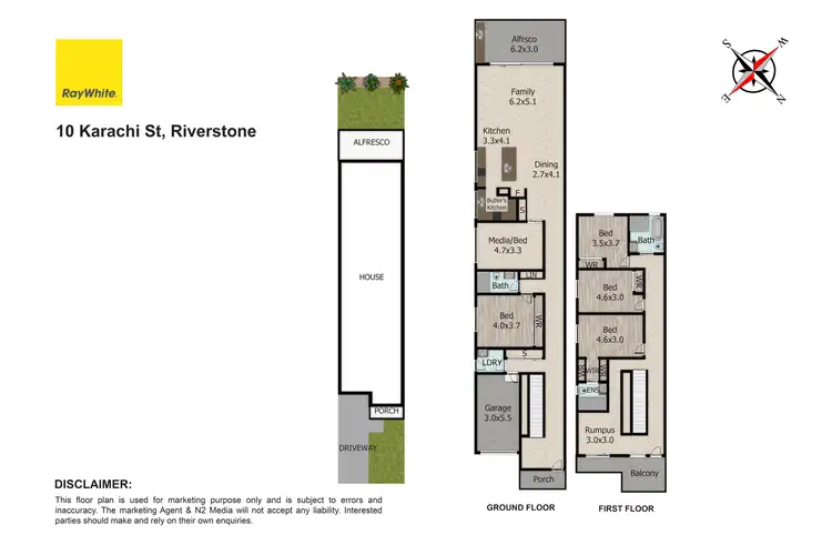 Floorplan of Homely house listing, 10a Karachi Street, Riverstone NSW 2765