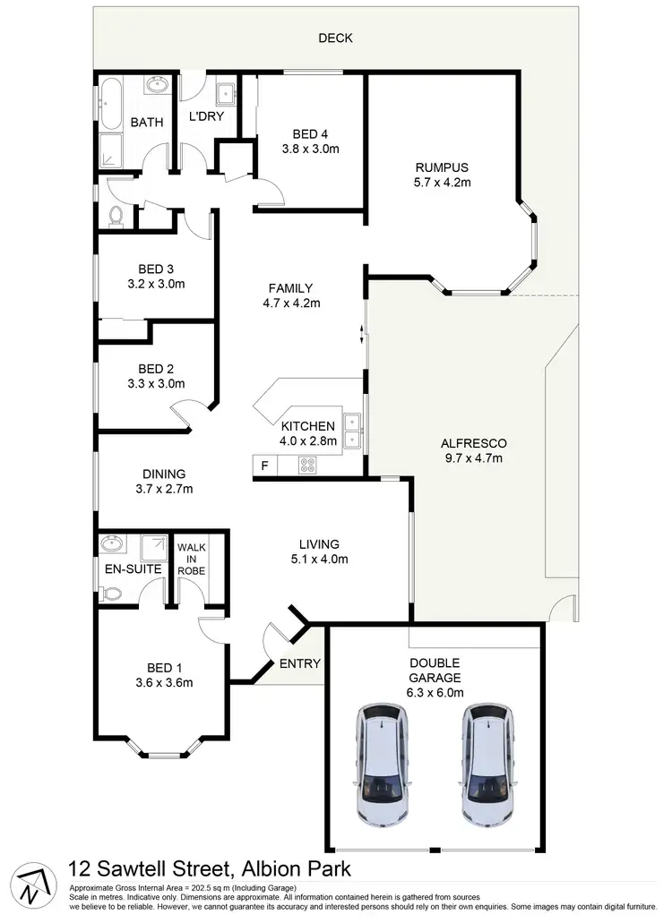 Floorplan of Homely house listing, 12 Sawtell Street, Albion Park NSW 2527