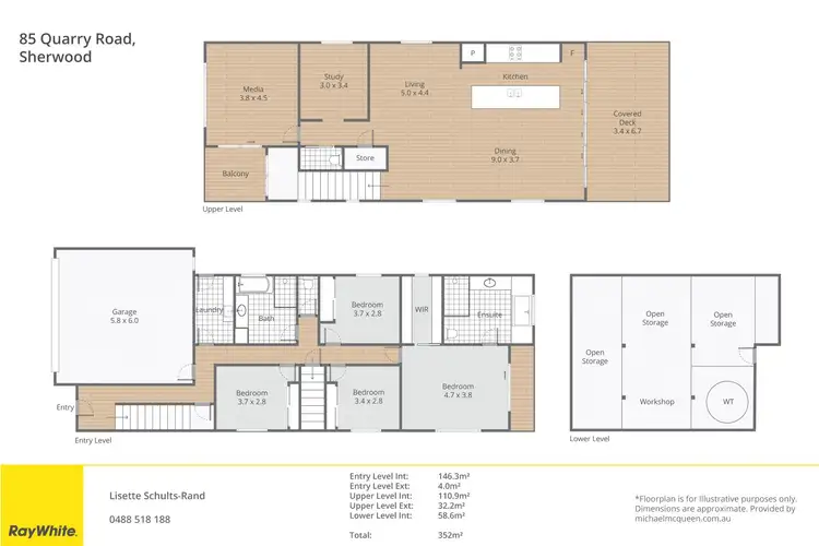 Floorplan of Homely house listing, 85 Quarry Road, Sherwood QLD 4075