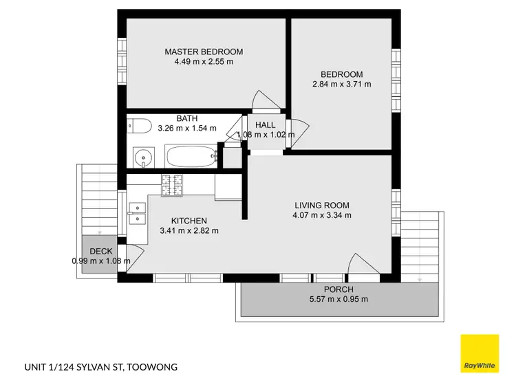 Floorplan of Homely block of units listing, 124 Sylvan Road, Toowong QLD 4066