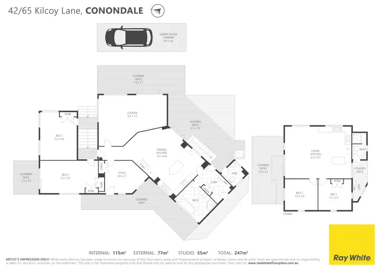 Floorplan of Homely house listing, 42/65 Kilcoy Lane, Conondale QLD 4552