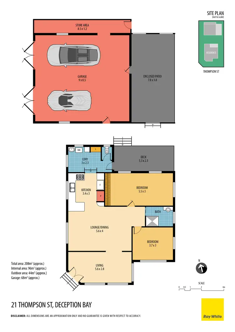Floorplan of Homely house listing, 21 Thompson Street, Deception Bay QLD 4508
