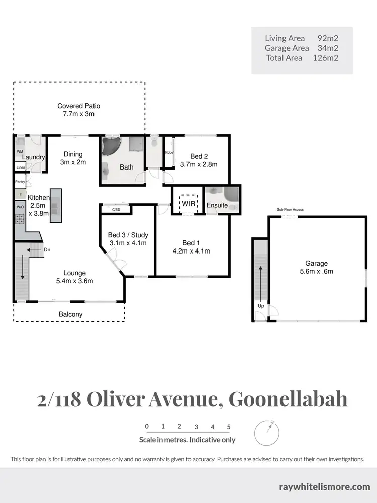 Floorplan of Homely house listing, 2/118 Oliver Avenue, Goonellabah NSW 2480