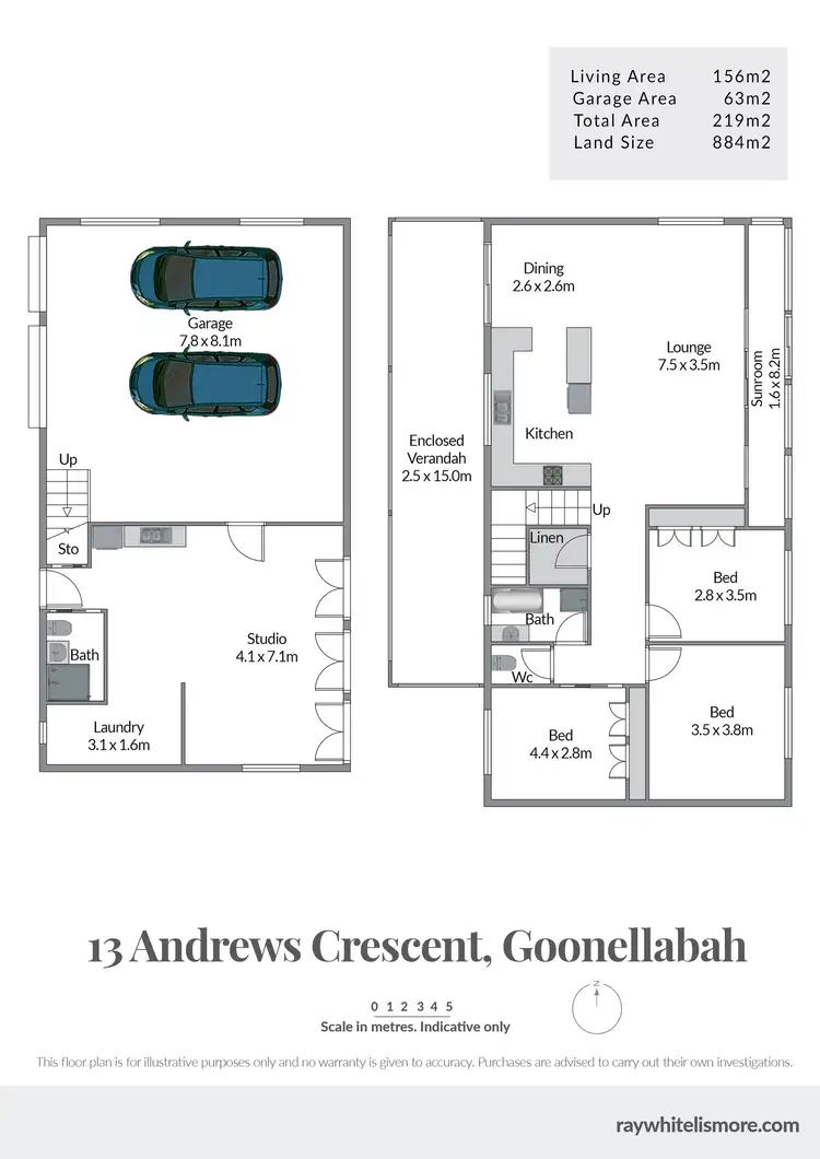 Floorplan of Homely house listing, 13 Andrews Crescent, Goonellabah NSW 2480
