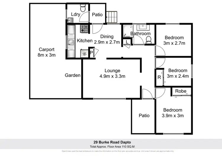 Floorplan of Homely house listing, 29 Burke Road, Dapto NSW 2530