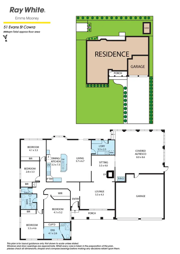 Floorplan of Homely house listing, 51 Evans Street, Cowra NSW 2794
