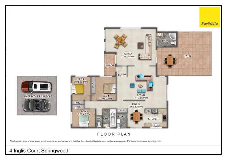 Floorplan of Homely house listing, 4 Inglis Court, Springwood QLD 4127