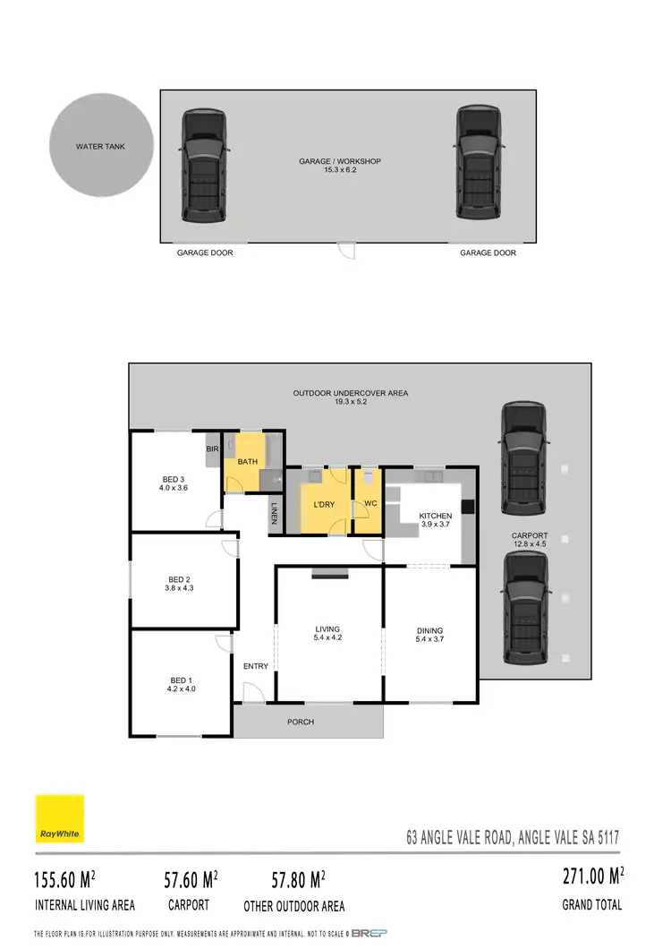 Floorplan of Homely house listing, 63 Angle Vale Road, Angle Vale SA 5117