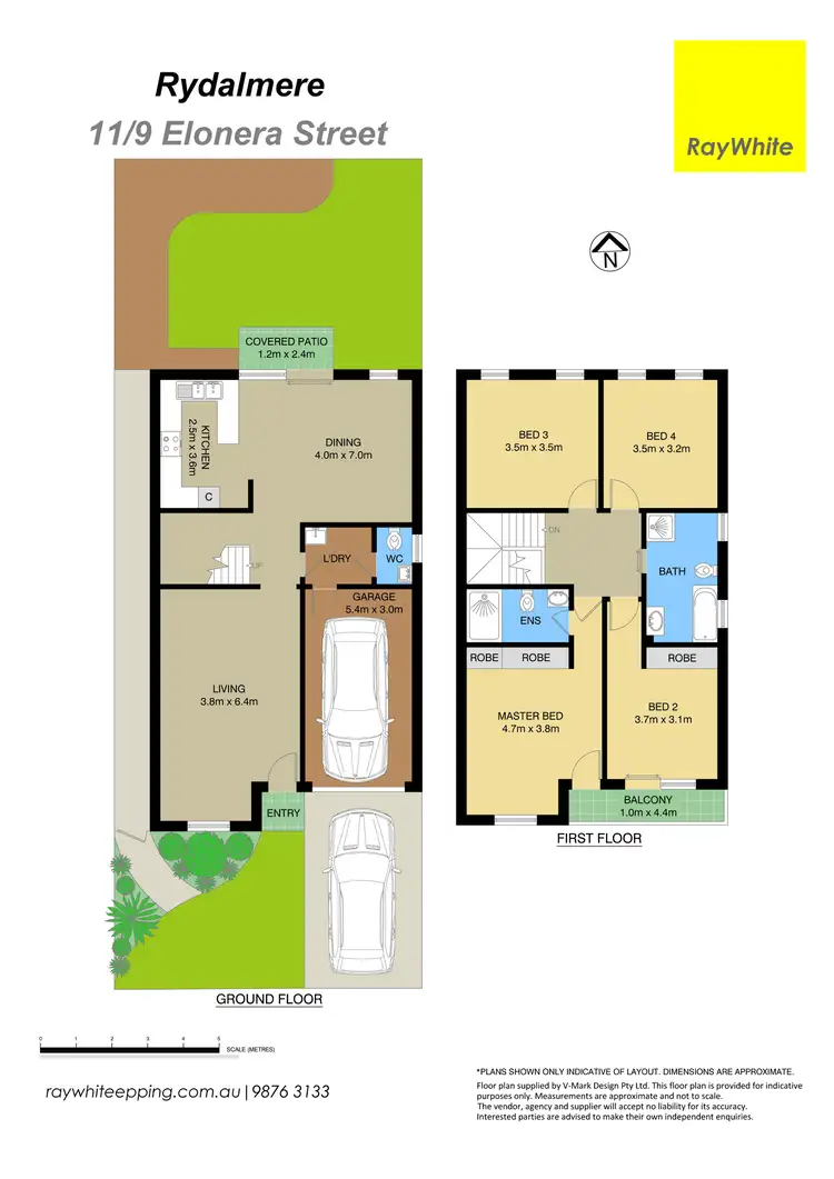 Floorplan of Homely townhouse listing, 11/9-10 Elonera Street, Rydalmere NSW 2116
