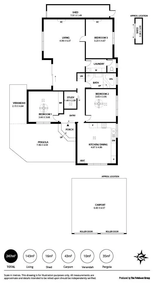 Floorplan of Homely house listing, 14A Clouston Street, Largs Bay SA 5016