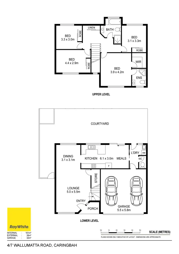 Floorplan of Homely townhouse listing, 4/7 Wallumatta Road, Caringbah NSW 2229