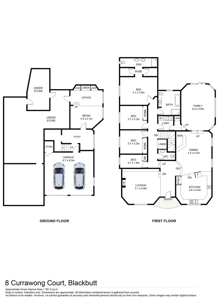 Floorplan of Homely house listing, 8 Currawong Court, Blackbutt NSW 2529