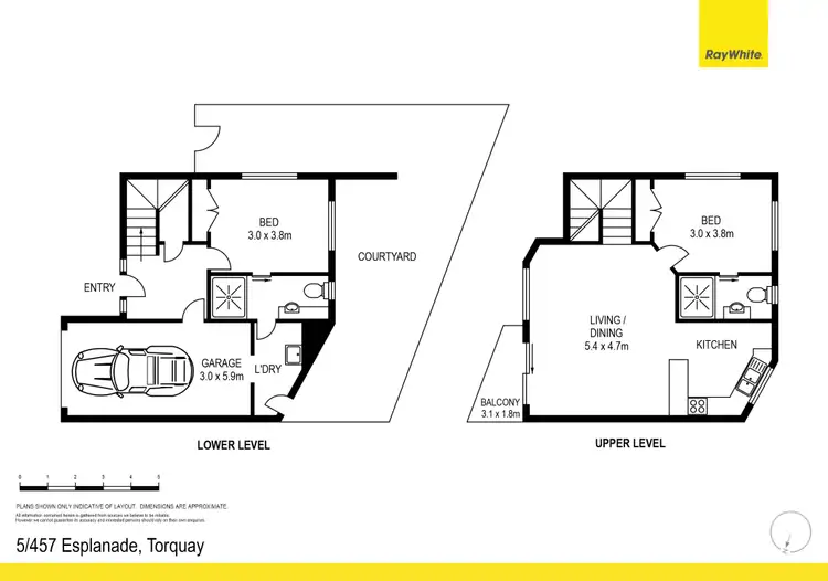 Floorplan of Homely townhouse listing, 5/457 Charlton Esplanade, Torquay QLD 4655