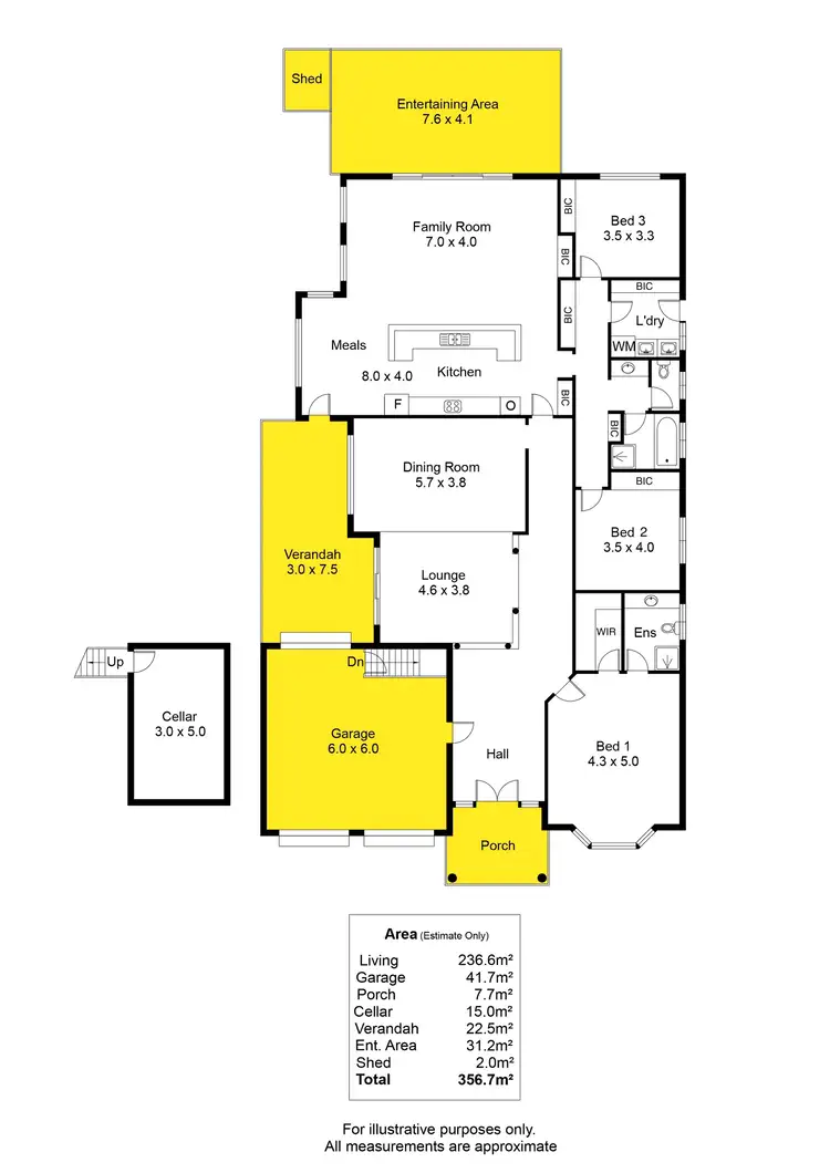 Floorplan of Homely house listing, 25 Cassia Crescent, Kidman Park SA 5025