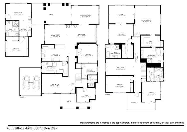 Floorplan of Homely house listing, 40 flintlock Drive, Harrington Park NSW 2567