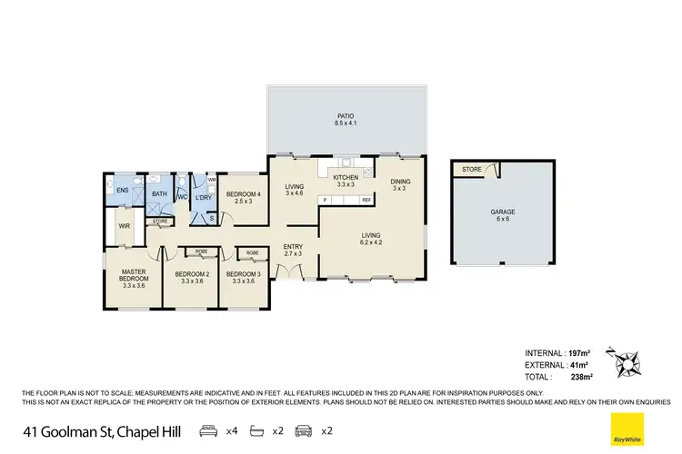 Floorplan of Homely house listing, 41 Goolman Street, Chapel Hill QLD 4069